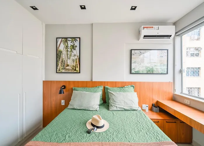 Modern Flamengo Apartment Fast Wi-Fi - 30M Metro - 600M Beach Rio de Janeiro
